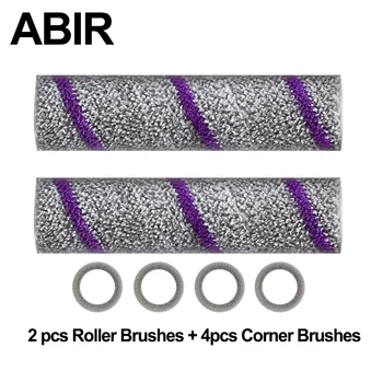 Ricambi Originali per ABIR WD10, Include 2 Spazzole a Rullo, 4 Spazzole Laterali