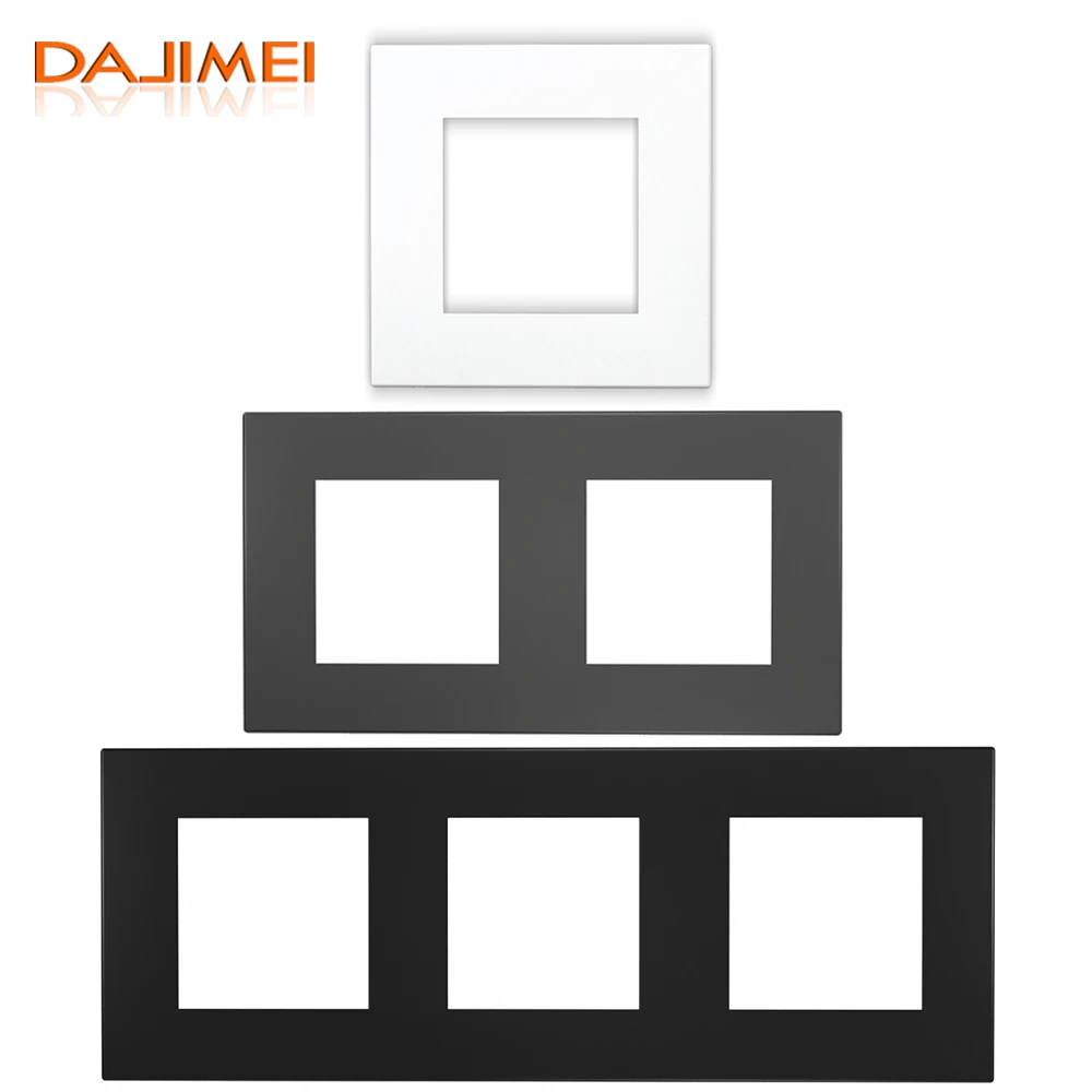 Dajimei Single Double Triple Pc Panel Wall Presa Di Alimentazione Ue Usb Type-C Tv Modulo Rj45 Parte Fai Da Te Solo Pannello Pc Con Struttura In Metal