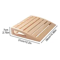 หมอนรองศีรษะสำหรับซาวน่า ทำจากไม้เนื้อแข็ง รองรับคอ สำหรับซาวน่า อุปกรณ์เสริมสำหรับห้องอบไอน้ำ สำหรับวัยรุ่น ชาย วัยเยาว์ เด็กชาย 6