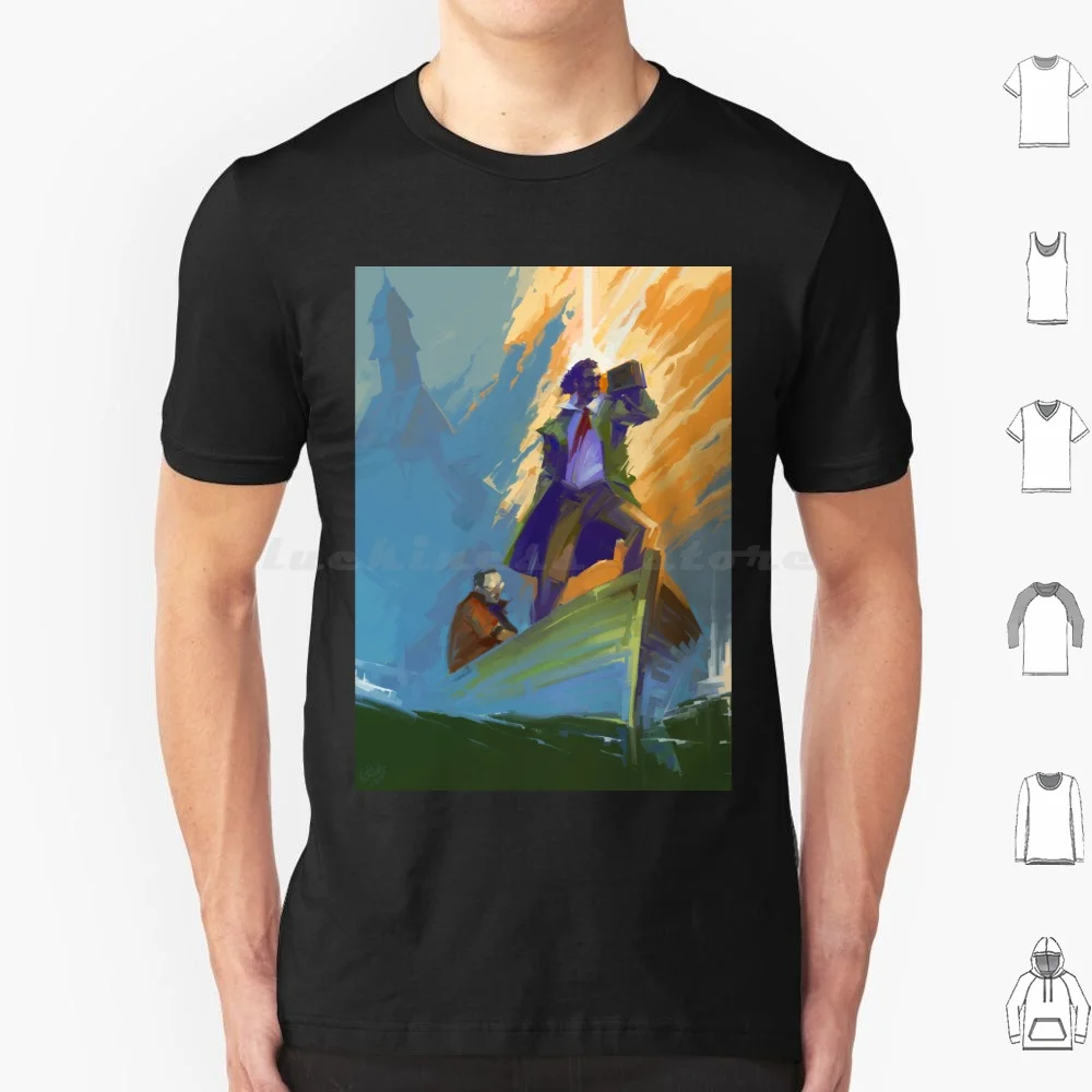 Disco Elysium Fanart Poster T Shirt Uomo Donna Bambini 6Xl Discoteca Elysium Kim Kitsuragi Gioco Discoteca Elysium Zaum Rpg Videogioco De