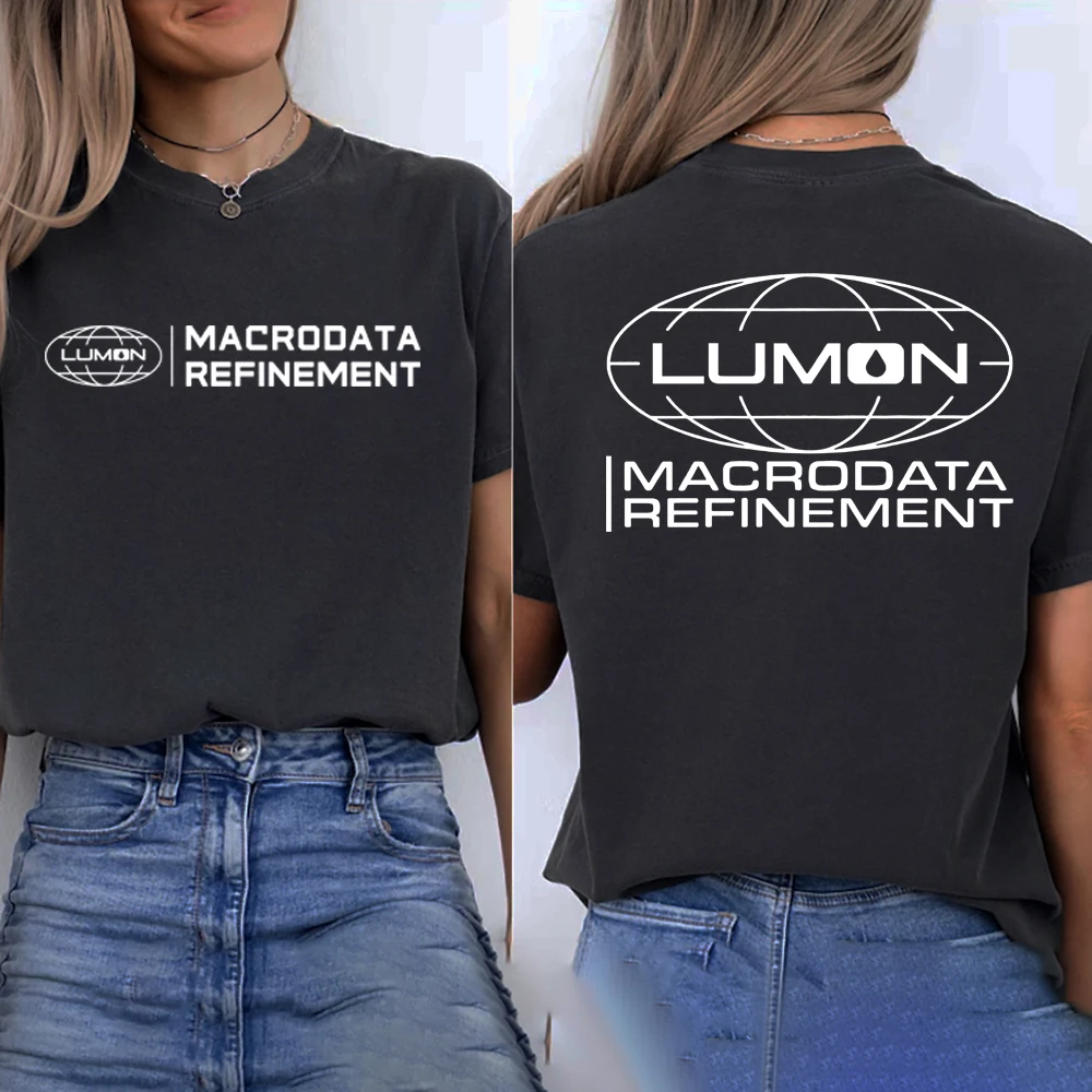 Maglietta Lumon Logo Severance – T-Shirt Grafica Comoda In Cotone, Manica Corta, Offerta Speciale, Nero, XXL - copertina