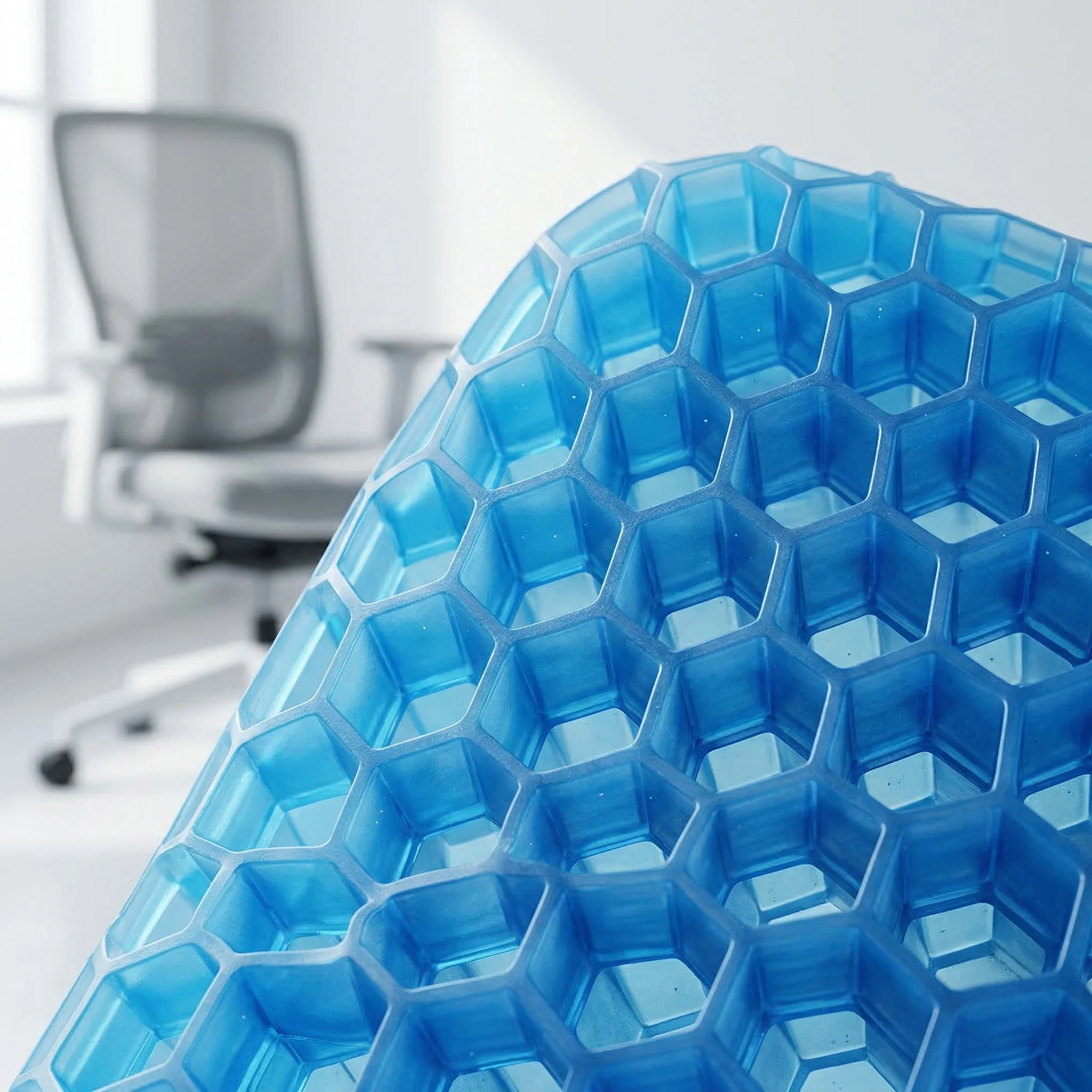 Honeycomb gel cushion structure