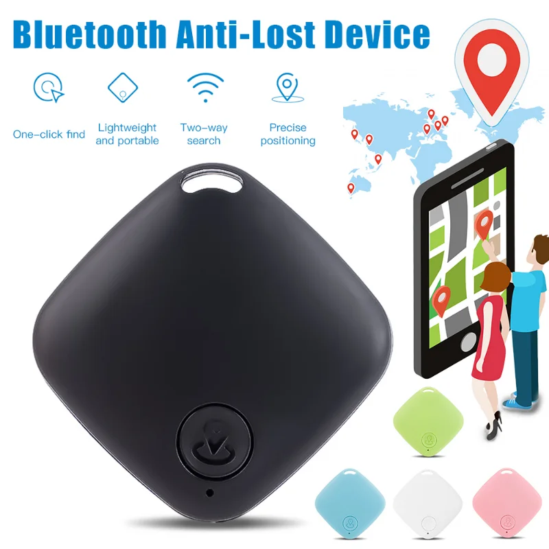 GPS Locator Mini Tracking Device Air Tag Key Child Pet Tracker Location Smart Bluetooth Anti-lost Alarm
