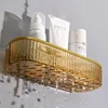 Punch-free Bathroom Shelf Shelves Wall Mounted Shampoo Storage Rack For Kitchen Holder Square Acrylic Bath Organizer Accessories 5