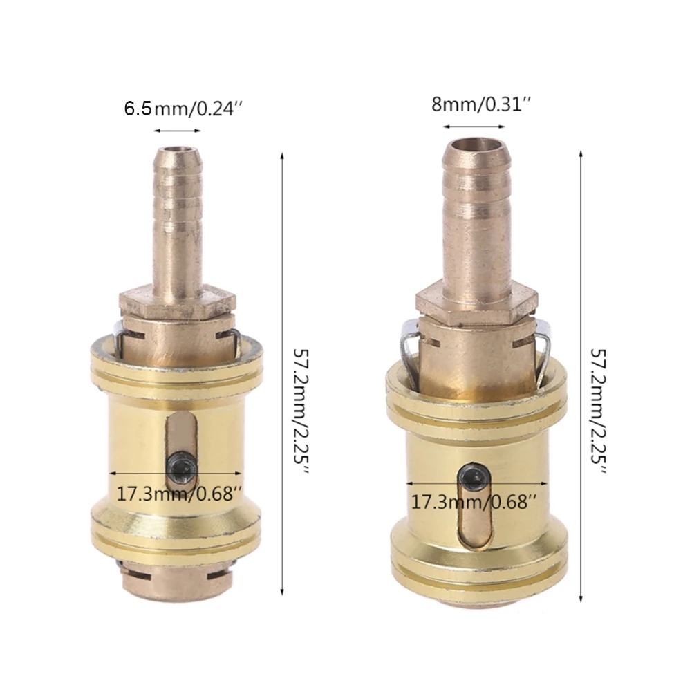 6.5/8mm 에어척 어댑터 퀵 커넥트 자동차 타이어 밸브 클립 펌프 노즐 클램프 인플레이션 커넥터 컴프레서 펌프 액세서리