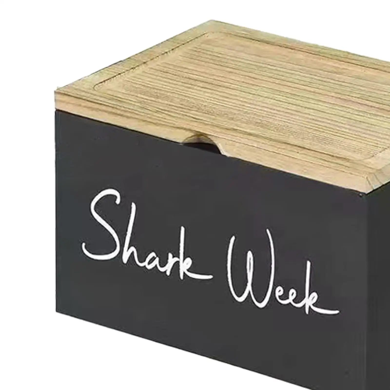 Tampon Holder for Bathroom Farmhouse Hinged Lid Feminine Product Organizer