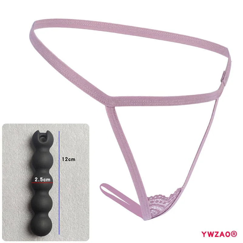 Anale plug en string voor dames discrete erotische lingerie_voghion.com