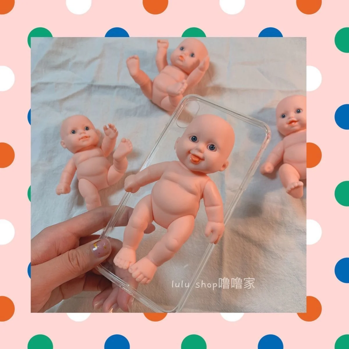 

3D Spoof Baby Phone Case for Iphone 14 13 12 11 Pro Max 12 13 Mini 7 8 Plus X XS Max XR Funny Expression Phone Cover