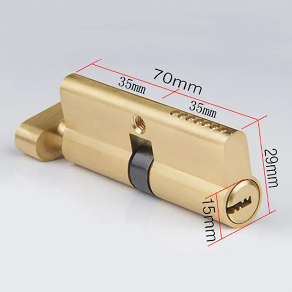 1set Lock Cylinder Replacement Accessories For Wooden Doors Household Alloy Parts Safety Indoor Door Lock Core door lock cylinder door lock accessories