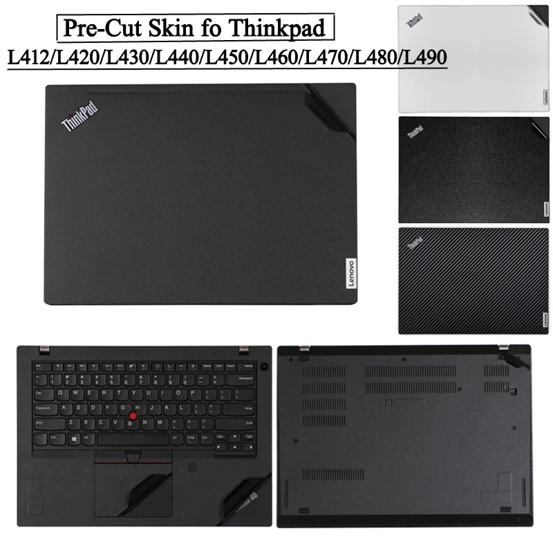 

Pre-Cut Anti Fingerprints Vinyl Decal Sticker Skin for Lenovo Thinkpad Laptop Cover Film for L430 L440 L450 L460 L470 L480 L490