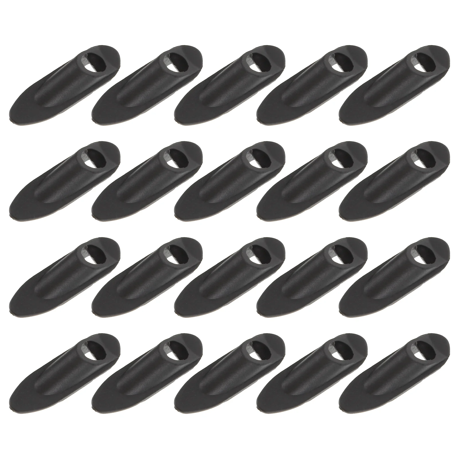 

20 Pcs Cord Clip Bicycle Hose Plastic Bicycles Frame Bike Lines Holder Single Hole Cable Tubes