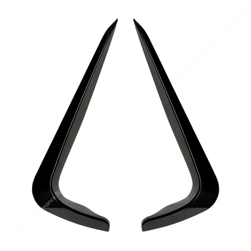 Splitter Labbro Anteriore Per BMW Serie 3 E90/E91 LCI 2008-2012, In ABS Nero Lucido, Tuning Sportivo
