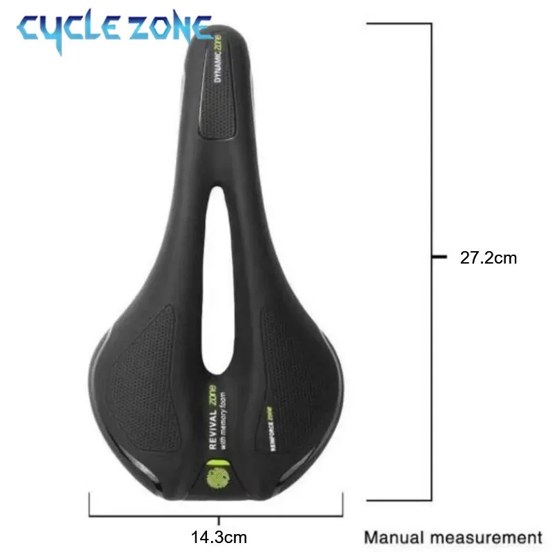Bicycle Saddle Lightweight Non-Slip PU MTB Road Bike Saddle Shockproof Breathable Hollow Cycling Seat Cushion Bike Accessories