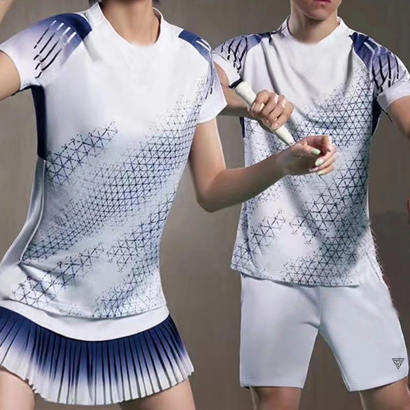 Tennis Wear Short Sleeve Suit Spring and summer Men&rsquo;s and Women&rsquo;s Sports Shirt Table Tennis Match Suit Badminton sports jacket