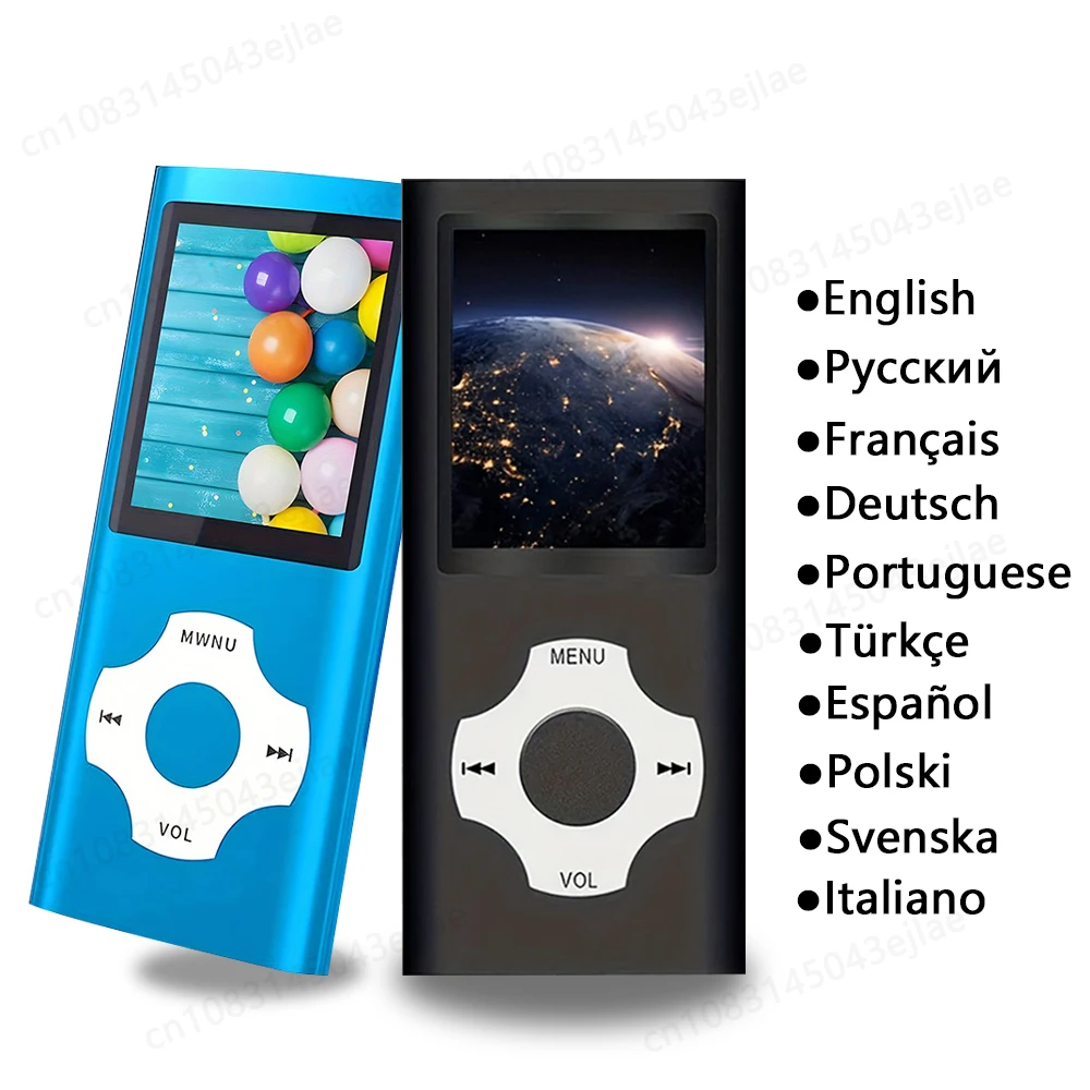 M230 MP3 Music Player Portable Bluetooth Wireless Walkman FM Radio Multi-language Memory Card Support For Running Walking