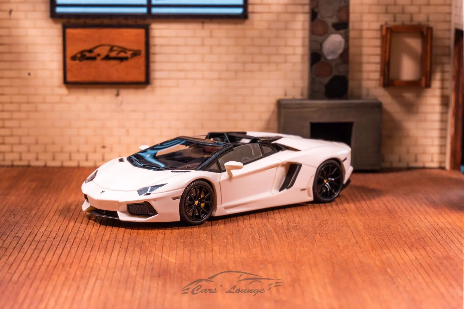 cars lounge 1/64　ランボルギーニ アヴェンタドール ロードスター Cars' lounge 1:64 Aventador LP700-4 Roadster Resin Model Car