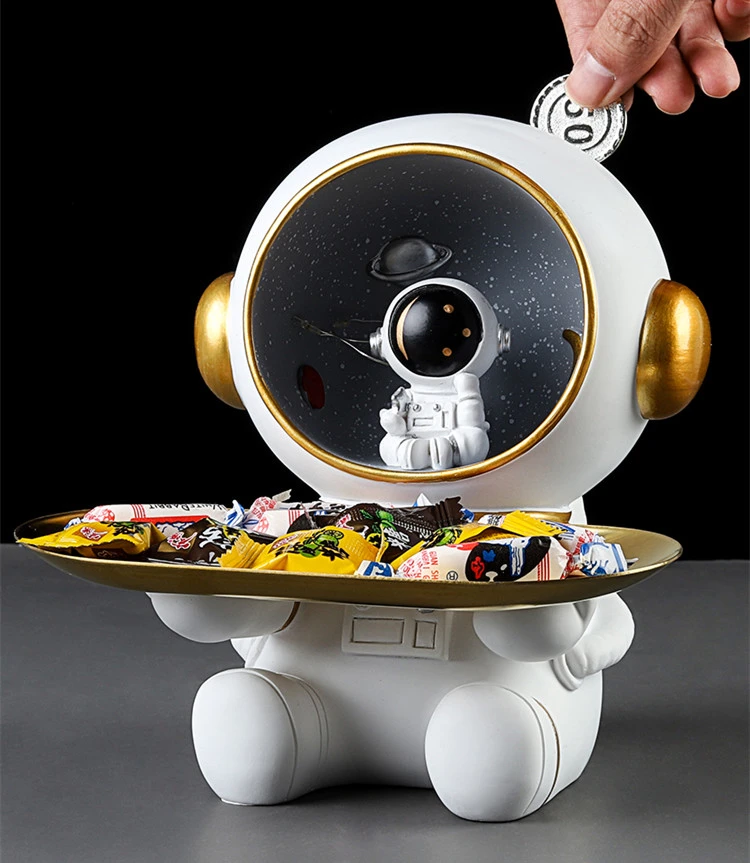 Cosmetic Jewelry Perfume Storage Tray Astronaut Decoration Tray Figurine Lamp Aliexpress