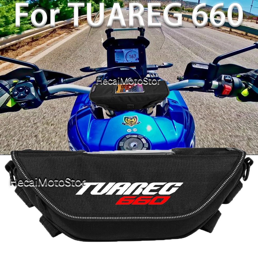 Accessorio Moto Per Aprilia Tuareg 660 Tuareg 660 Borsa Di Navigazione Per Manubrio Impermeabile E Antipolvere
