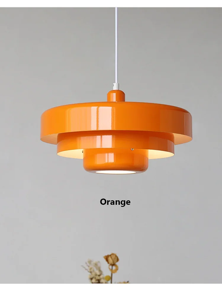 Description Picture 6 of itemDanish Designer Vintage Led Ceiling Pendant Lamps Restaurant Study Coffee Bauhaus Cake Light Housedecor Suspension Lighting