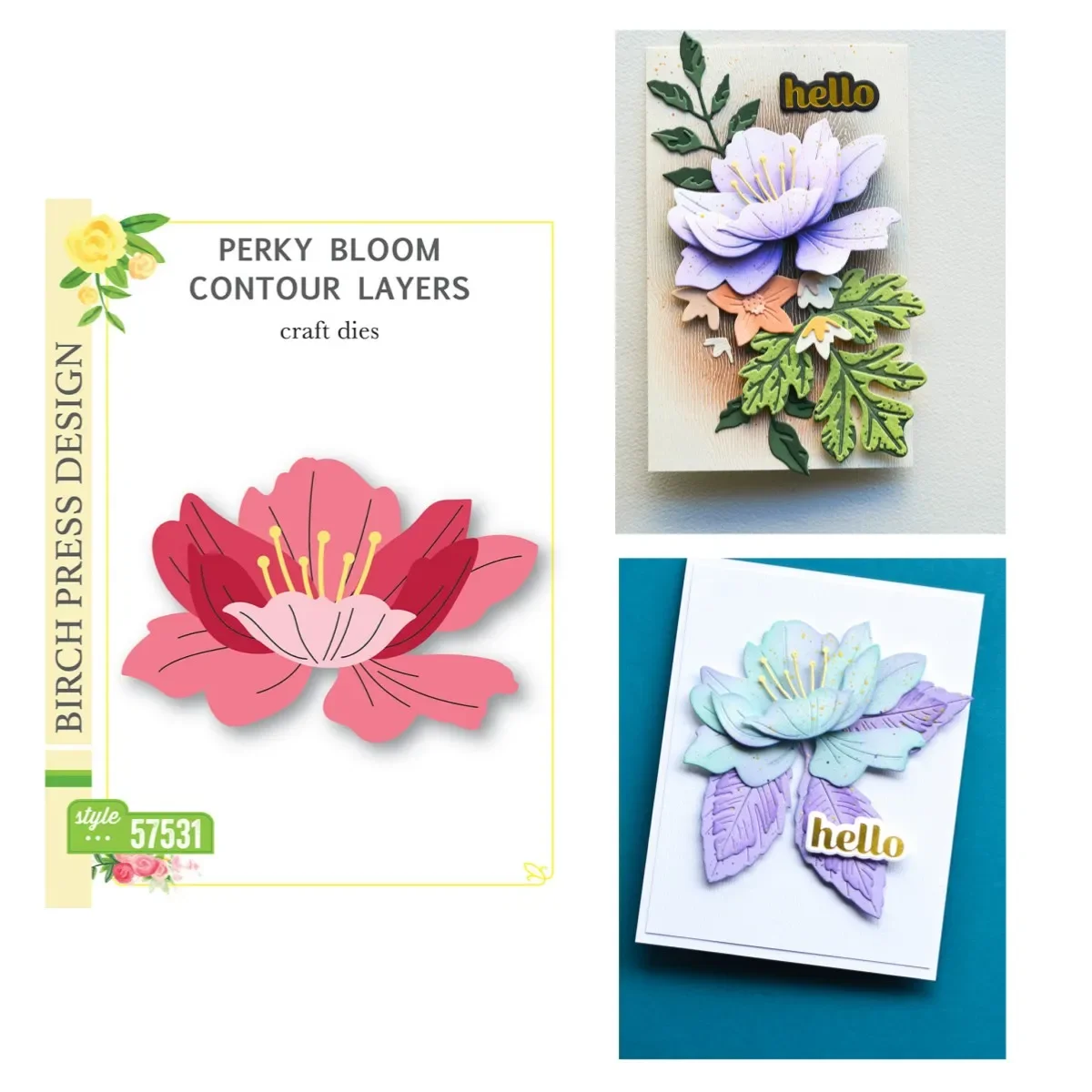 

New Spring Bloom Contour Metal Cutting Dies DIY Scrapbooking Paper Craft Handmade Make Album Gift Card Punch Embossing Template