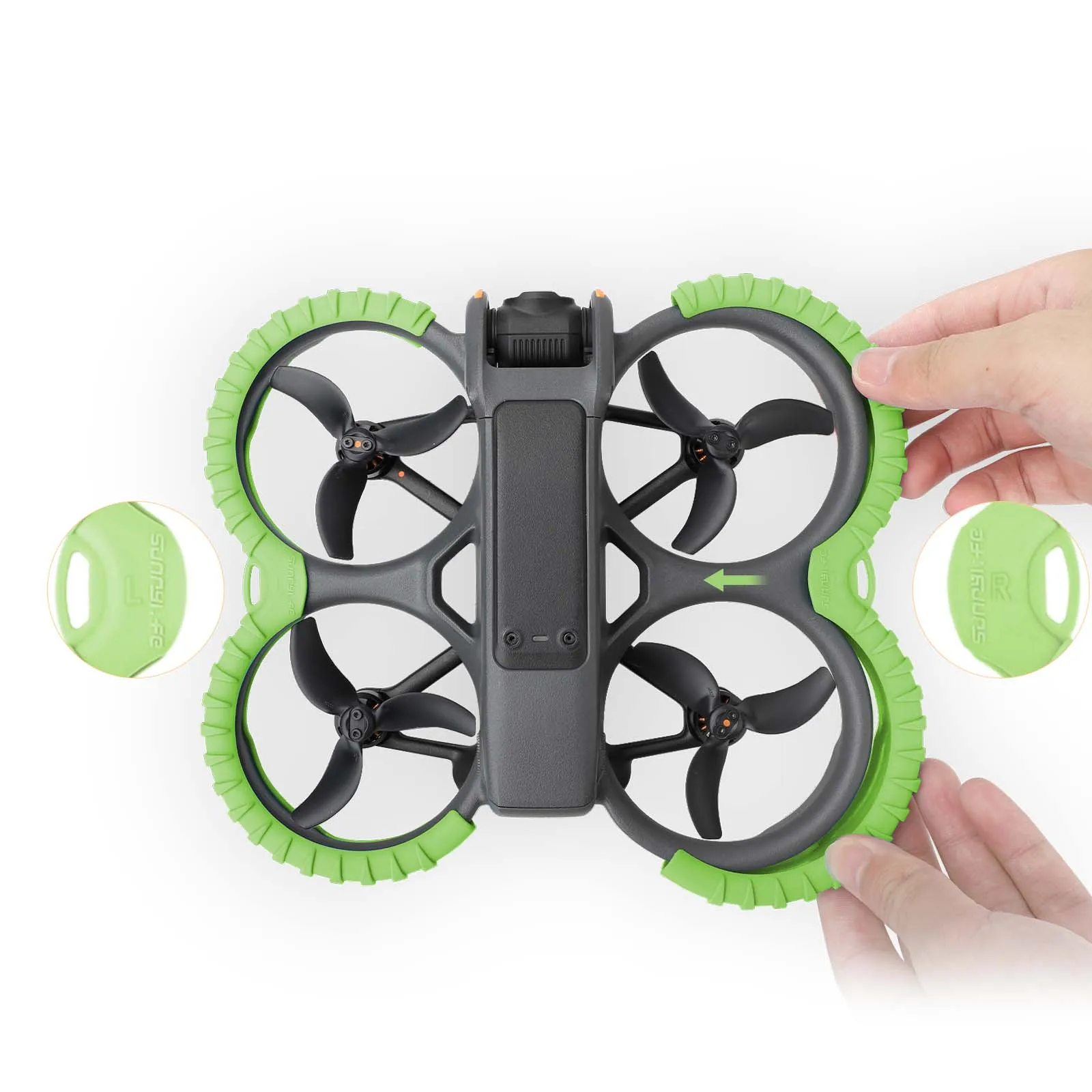 DJI Avata 2 Arms 용 Sunnylife 프로펠러 가드 케이지 충돌 방지 링 소품 케이스 보호대 커버 액세서리