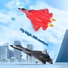 RC Plane SU57 2.4G With LED Lights Aircraft Remote Control Flying Model Glider EPP Foam Toys Airplane For Children Gifts FX620 4