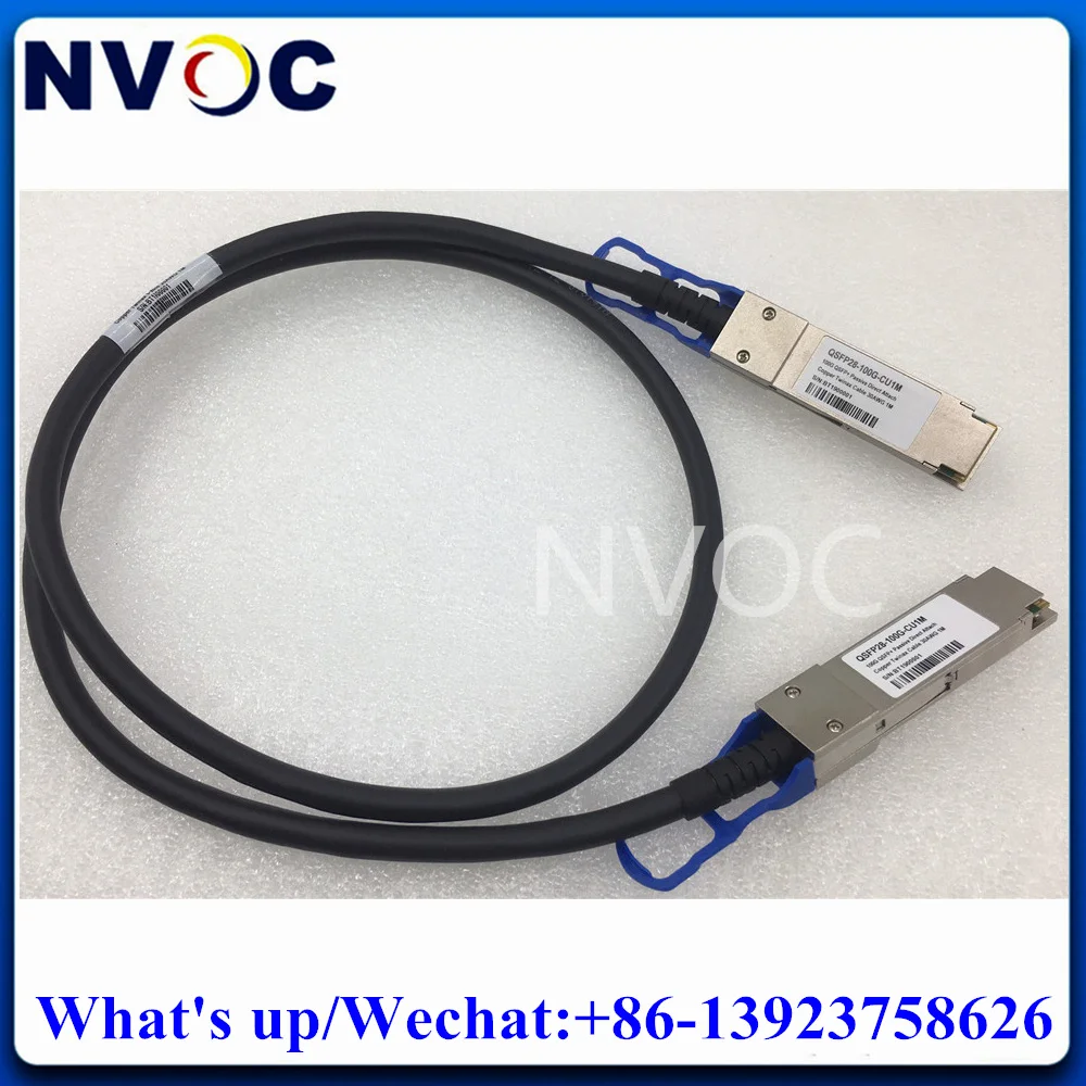 Cavo In Rame Twinax Qsfp28 Da 100Gb, Attacco Diretto 30Awg 1M 100G Passivo Diretto