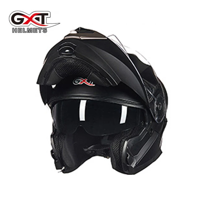 Casque de motocross pour homme, visière anti-buée, casques de moto  rabattables, équipement de protection, accessoires à double lentille, DOT  GXT, hiver - AliExpress