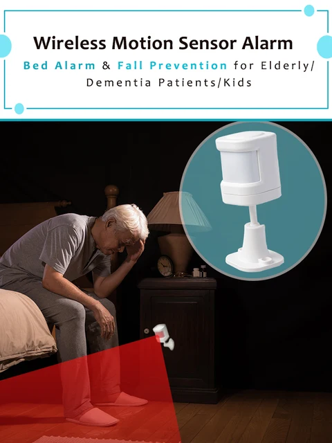 Motion Sensor Alarm WiFi Bed Exit Alarm System For Elderly - Motion ...