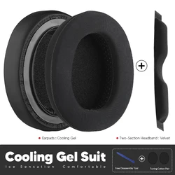 Premium Memory Foam Ear Cushion Covers - Replacement Ear Pads (Cooling Gel Suit)