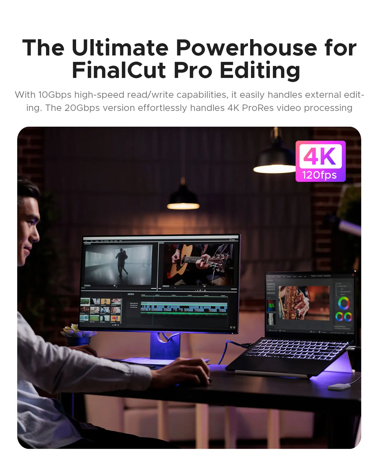 ORICO 마그네틱 외장 SSD 아이폰 17 16 15 Pro/Max ProRes 4K ProRes HDR 녹화 및 저장 휴대용 솔리드 스테이트 5 10 20Gbps