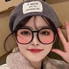 Pink Powder Blusher Myopia Glasses Fashion Korean Oversized Gradual Eyeglasses Anti Blue Light Blocking Computer Eyewear Diopter 6