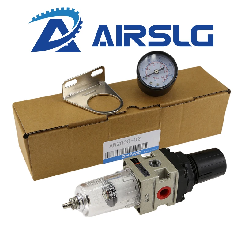 Válvula Pneumática de Pressão Regulador do Filtro Pneumático Válvula de Manuseio de ar Aw2000 Aw3000 Aw4000 Aw5000