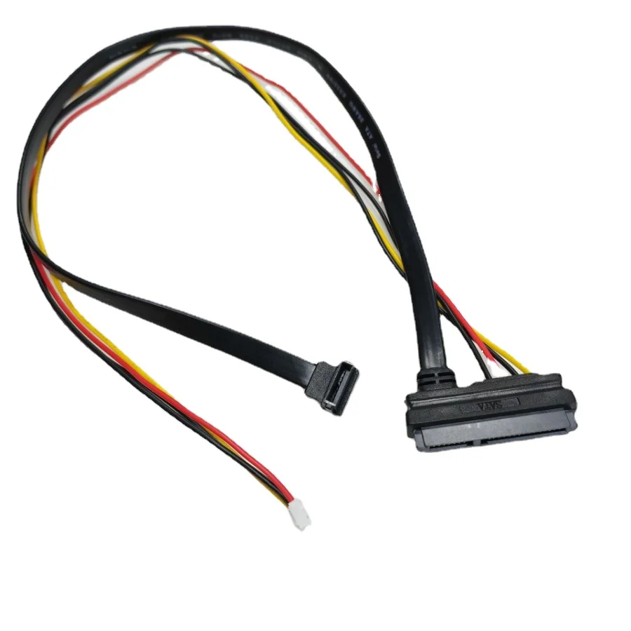 

Computer Power Supply PH2.0 Small 4Pin Combo 7+15 Pin 22P SATA Conjoint CD/DVD HD Hard Disk Integrated Data Cable 45cm