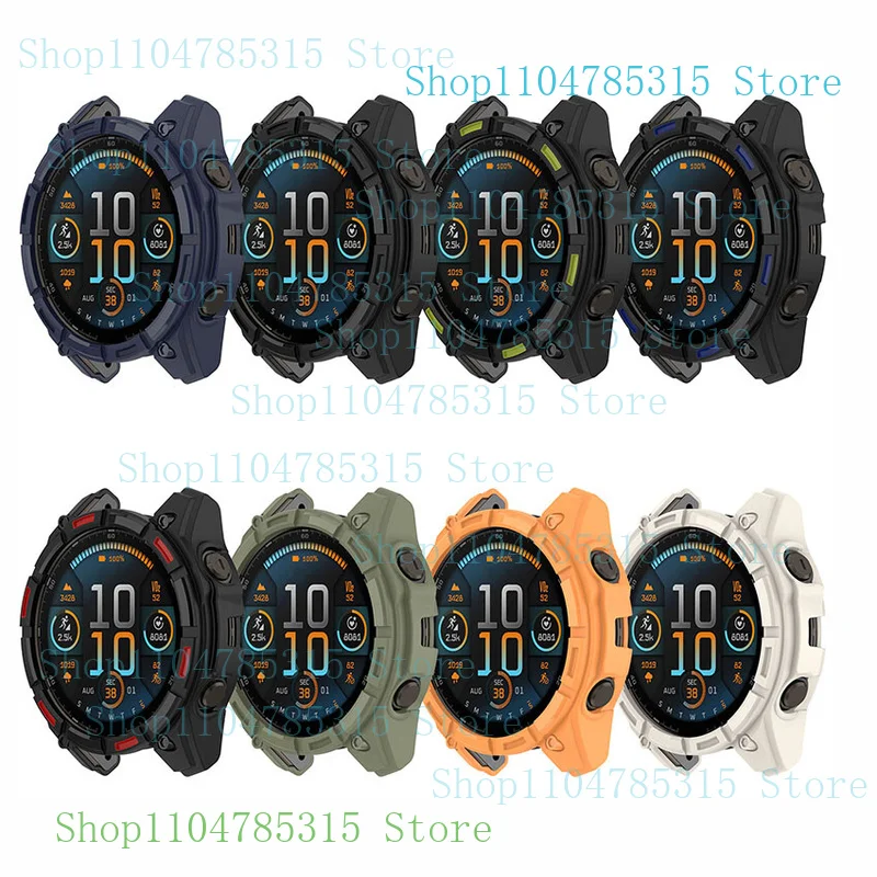 Garmin fenix8xmsj용 스켈레톤 보호 케이스 하프 랩 아머 케이스