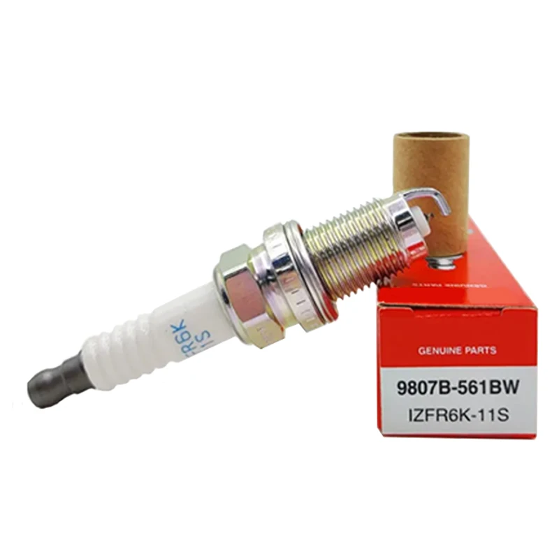Spark Plug 4/6pcs 9807B-561BW IZFR6K11S Laser Iridium Spark Plug For Honda Civic VIII 1.8 CR-V III 2.0 FR-V 1.8L 9807B561BW IZFR6K-11S