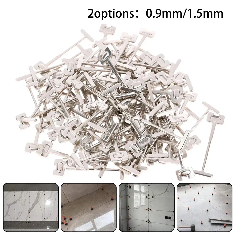Tile Leveling Tools 50-500pcs Tile Leveling System Replace Steel Needle For Floor Wall Ceramic Leveler Tiles Laying Construction