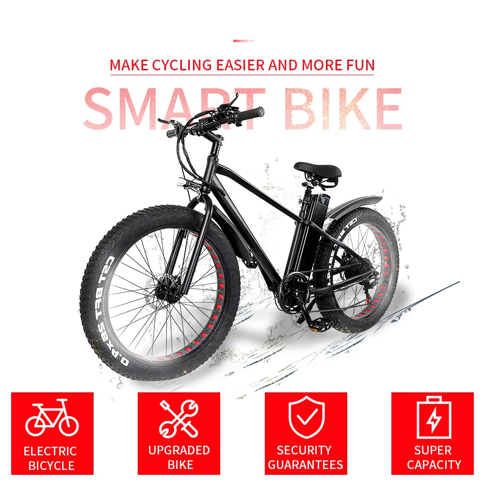 26 inch 750W Powerful Electric Bike 