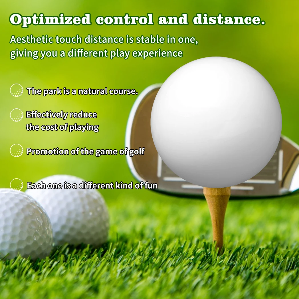 Golf Balls Outdoor Park Golf Balls Durable Multicolor 6cm 2.3 in