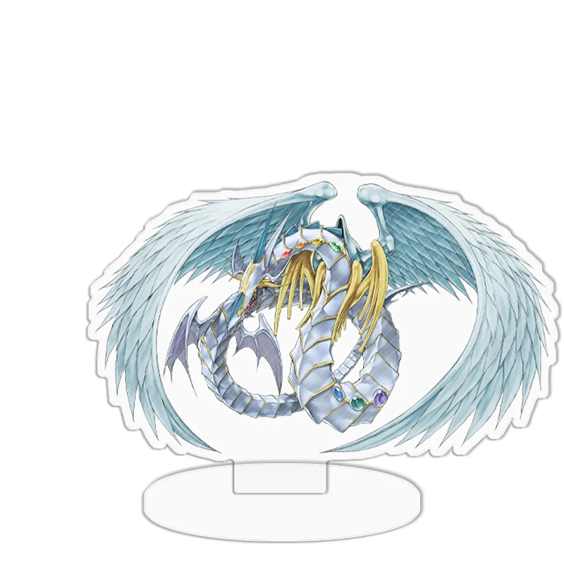 Acrylic Standing Sign: Black Rose Dragon & Dark Magician Anime Decor
