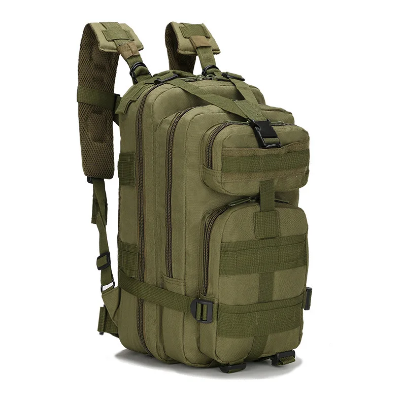 Outdoor tactical large capacity backpack with waterproof compartment suitable for hiking, camping, training and sports
