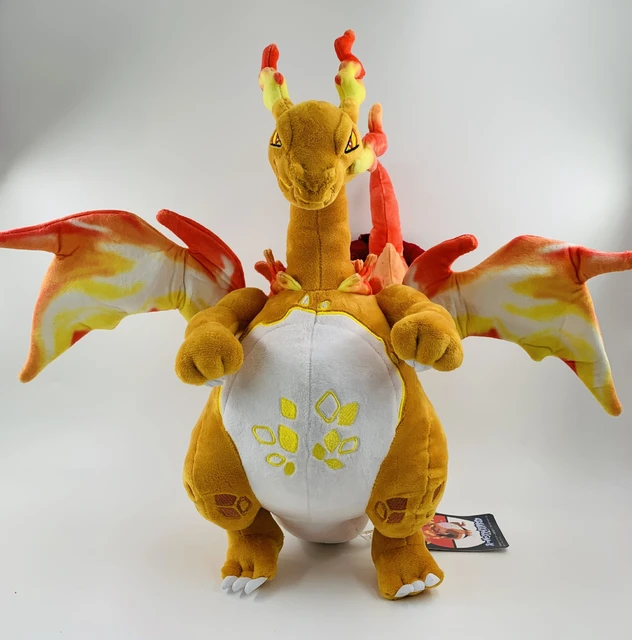 Takara tomy pokemon dos desenhos animados mega charizard xy pelúcia bonecas  animais de pelúcia macio decoração do brinquedo crianças aniversário  presente natal - AliExpress