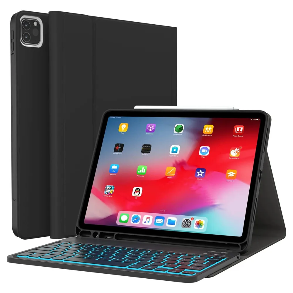 Tastiera Wireless Mouse Magic Per Ipad Pro 11 12.9 2021 2020 Air 4 10.2 9Th 8Th Gen Case Mini 6 Air 2 Bluetooth Rainbow Keyboard