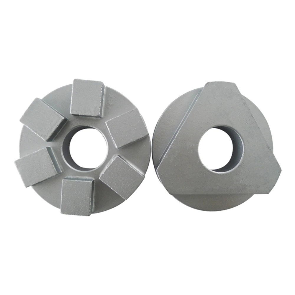 

9PCS Triangle Lock Concrete Grinding Puck With Six Segments 4 Inch D100mm Diamond Plate For Stone And
