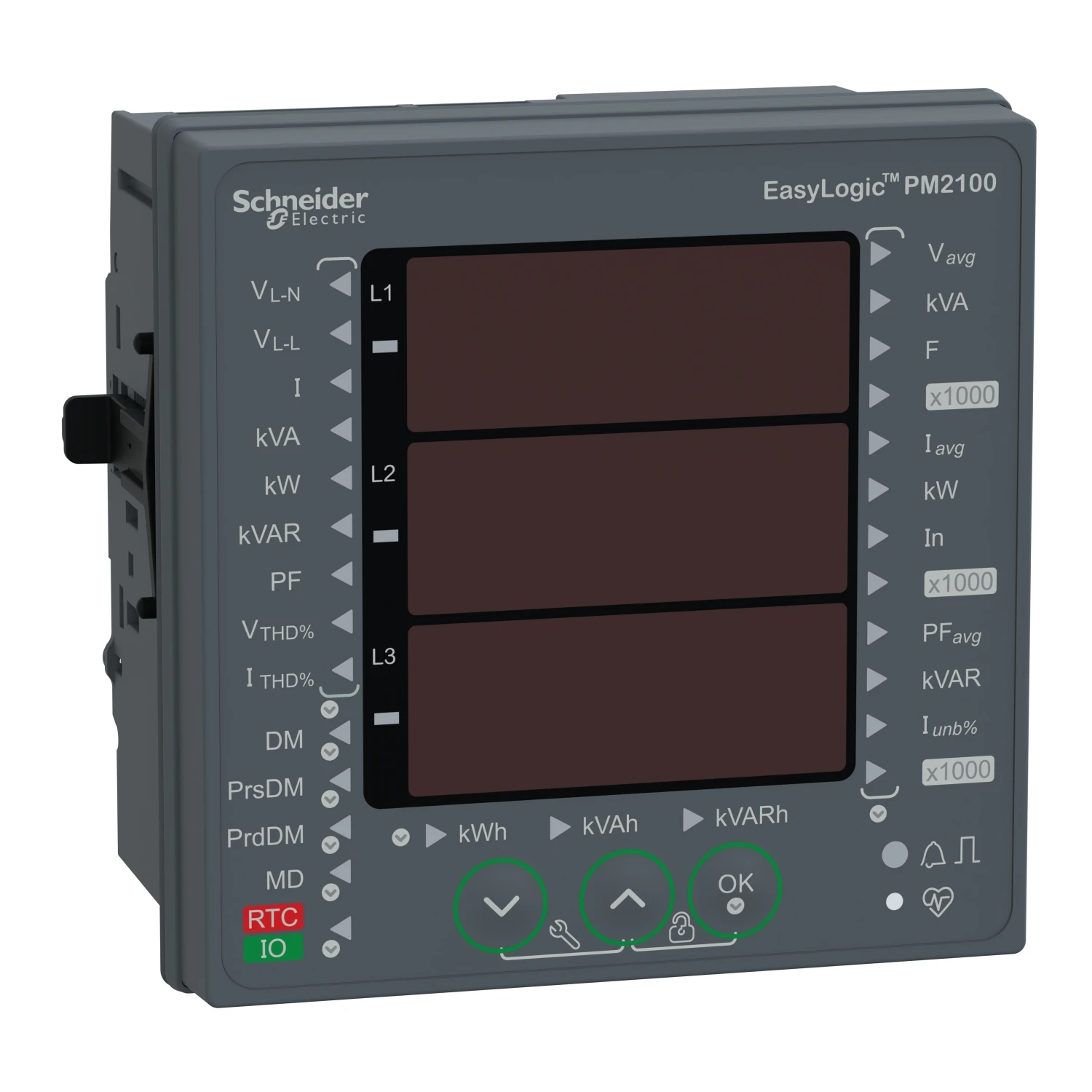 

METSEPM2125C2DI2RO EasyLogic PM2125, измеритель мощности + цифровой вход/выход, до 15-го числа гармонический, фотографический дисплей, RS485, класс 0.