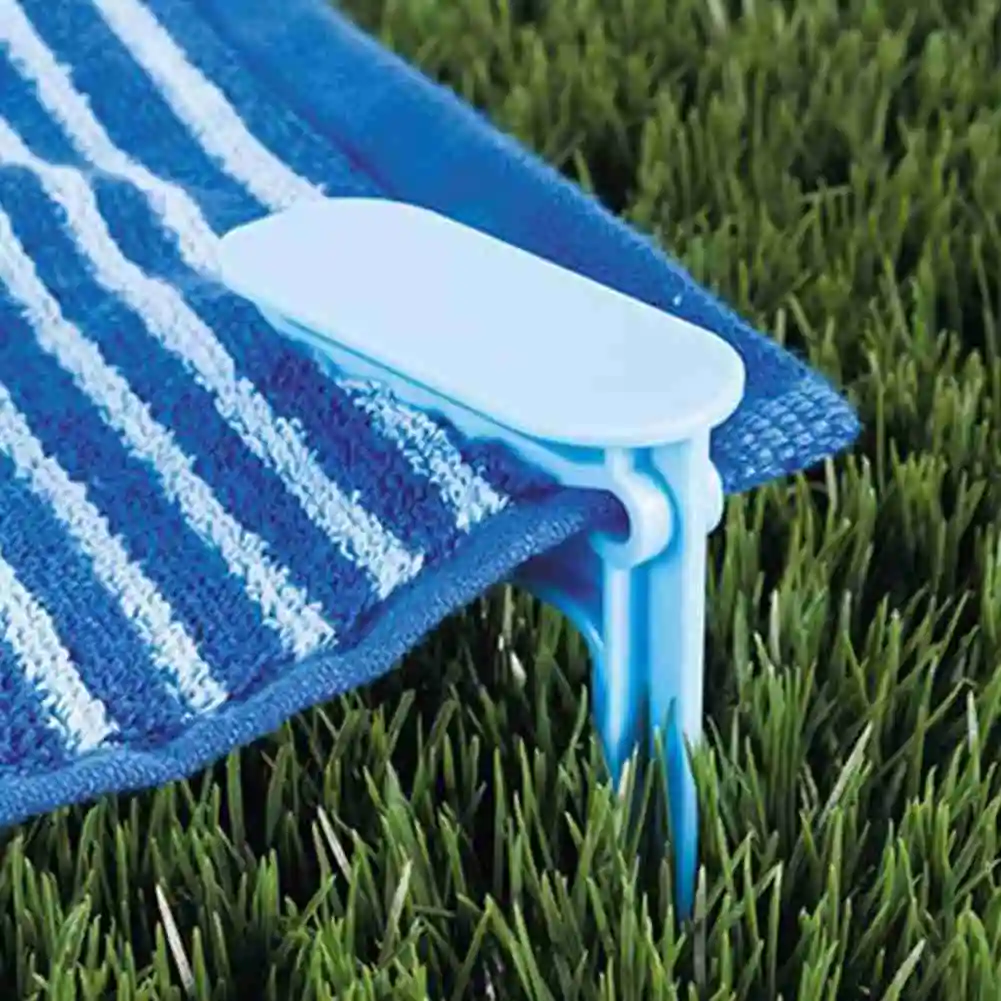 1PC Beach Towel Clip Camping Mat Clip Outdoor Clothes Pegs For Sheet Holder Towel Clips Clamp For Beach Towels Towel Clip 4
