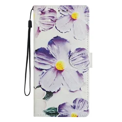 3D Butterfly Flower Leather Flip Phone Case Cover for A25 (7)