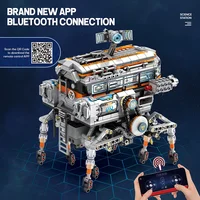 1378PCS Remote Control Eight Arm Walking Robot Model Bricks Aerospace Series Technology Building Blocks Kids Toys Birthday Gifts 3