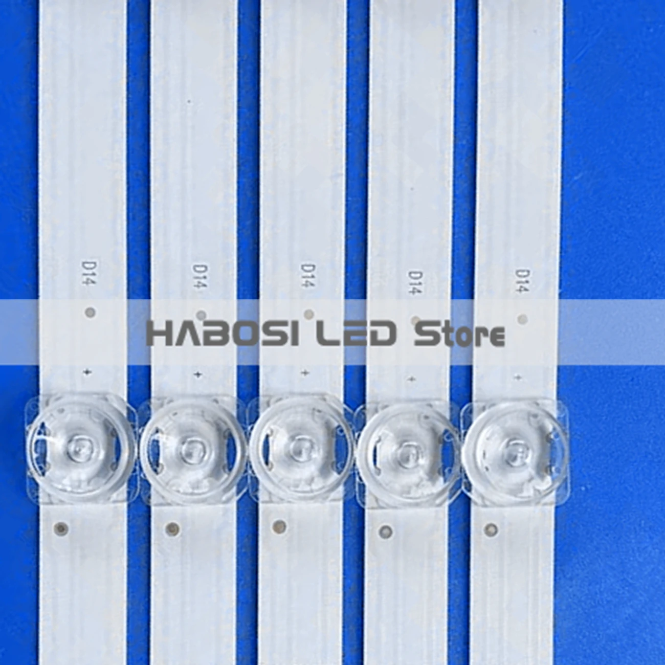 100% New 5pcs/Kit LED Strips for HSENSE 55 TV 55E76GQTUK