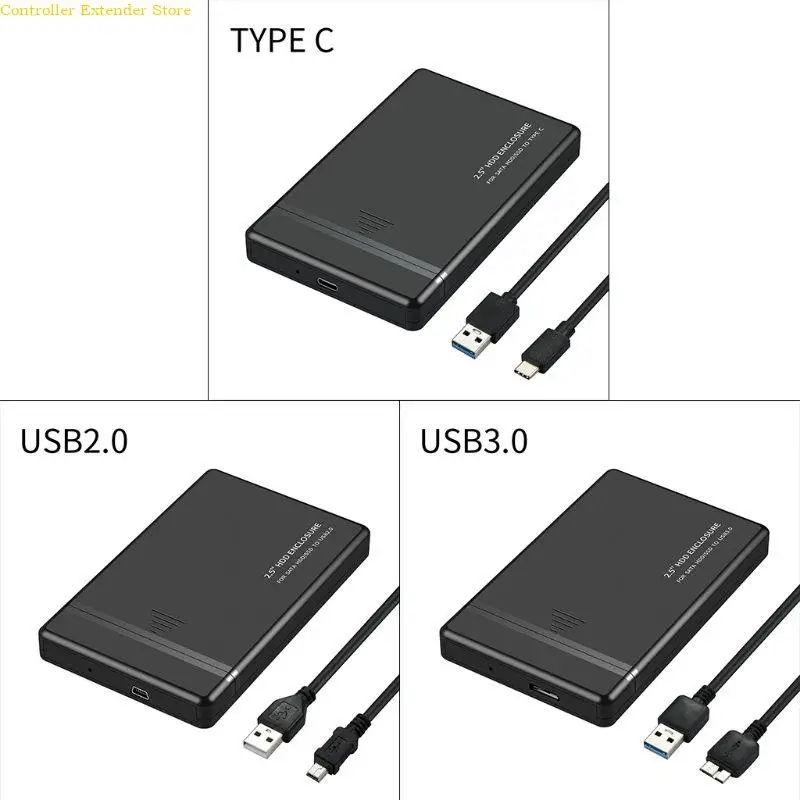 

Usb 2.0 HDD for Case for 2.5 Inch Hard Type-C Enclosure for Notebook P